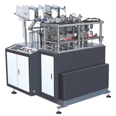 Yüksek Verimli Tek Kullanımlık Kağıt Gıda Kabı Yapma Makinesi 220V 50Hz