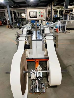 PLC Kontrollü Kahve İçeceği Kağıt Bardak Kapağı Yapma Makinesi 10KW